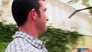 Using anal toys outdoors ends with asian blonde dpd in steamy threesome