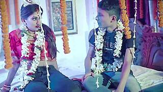 Young Indian Couple Enjoys First Night Sex With Dirty Hindi Audio