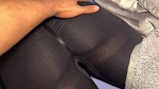 After the college party i went to my stepsisters room to cum on her ass free use