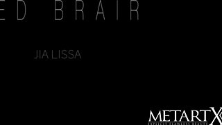 I watch this sexy redhead cram fingers in her juicy pussy