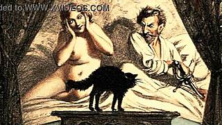 Vintage erotic art collection from antique times