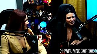 O podcast pegou fogo elas se chuparam bem gostoso a putaria rolou solta - p�pum no barraco 😈