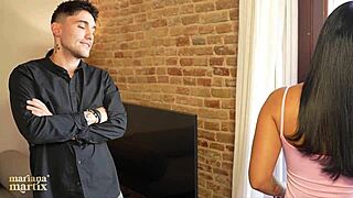 Millionaire's busty wife fucks driver out of jealousy