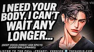 possessive boyfriend breeds you in erotic audio roleplay for women.