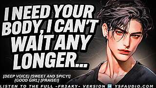 possessive boyfriend breeds you in erotic audio roleplay for women.