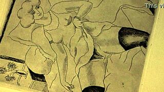 Hey, vintage erotic art looks so cool