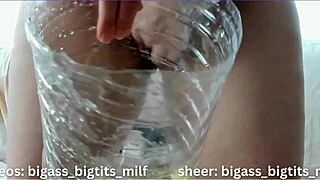 I peeped on this juicy latina masturbating her big pussy - so wet!