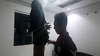 Muscular Indio ties up petite Miia Thalia to fuck her