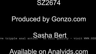 OMG, this seductive amateur lives her gangbang fantasy with 3 cocks in her ass and 2 in her pussy, screaming in pleasure! 🔥