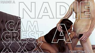 Cam Crest Cums on Nadie as Sweet Ass Free 😍