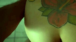 Amateur brunette engages in rough sex with huge monster cock.