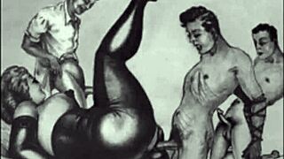 vintage erotic art collection