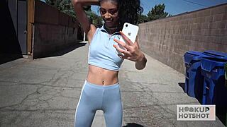 Jada Doll's Brunette Charm Seduces Bryan Gozzling