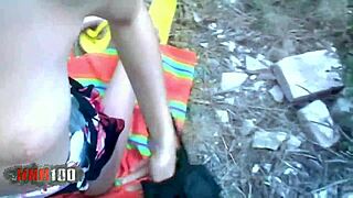 Skinny French Blonde Starla-Candy Hunts Cock In Nature POV, Gets Fucked By Phil Hollyday