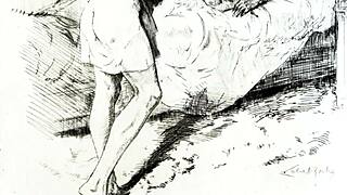 vintage erotic art from antique cartoons