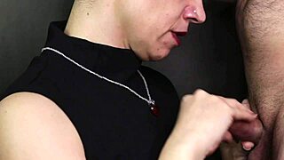 Cum on Heart-Shaped Necklace