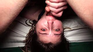 Beauty interacts with big dick in scene