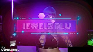 Jewelz blu eagerly awaits intense creampie in passionate session