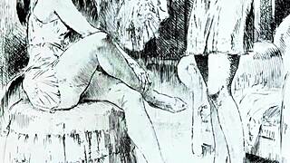 vintage erotic art from antique cartoons