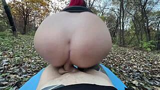 She Jerked Off In Public, Park Guard Caught Her And Fucked Her