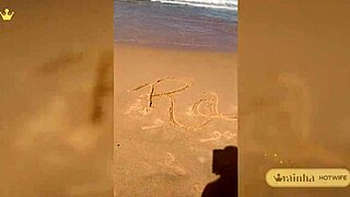 Rainha Hotwife Tests Liquid Gel Vibrator Naked On Nudist Beach!