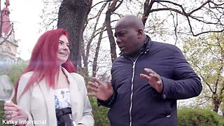 miss olivia gets her tight pussy fingered and anally fucked by a huge black cock in this interracial scene