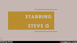 Slutty brunette Latina smokes cigarette during cowgirl riding and handjob cumshot