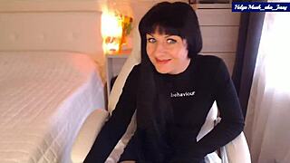 Helga's Naughty Lingerie Tease: Strip Or Stay Covered?