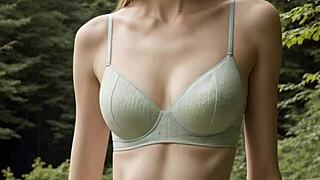 standing in my underwear on a bridge in the woods