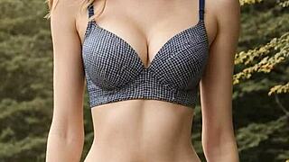 standing in my underwear on a bridge in the woods