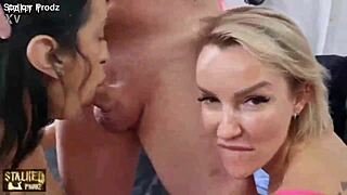 BLACK FRIDAY! ELEN VS VITORIA FARTING WHIPPED CREAM ASS DP CUM IN MOUTH!