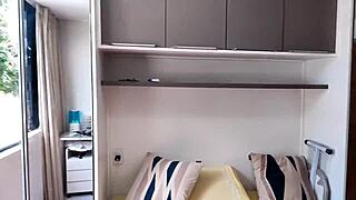 My hot stepsister kept trying me out with her tight shorts and i fell under the whores charms and fucked her all over and came inside her ass and made her fart cum throwing my milk out of her ass