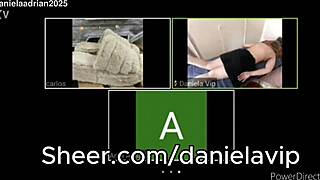 zoom video call shows erotic massages with blonde 😍