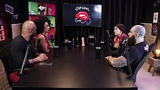 Watch These Sensual Moments Of Qween And Iron Biker In Casting - Part 10 On Sheer Red!