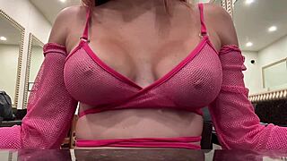 Hot milf Artemisia Love making her juicy boobs bounce at the club