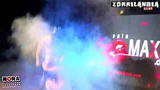 Star Wars-inspired ass gets a big tit blowjob and cumshot at the party