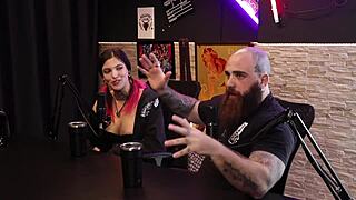 Watch These Sensual Moments Of Qween And Iron Biker In Casting - Part 10 On Sheer Red!