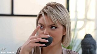 I watched winter ashby take a mouthful of cum after sensual massage