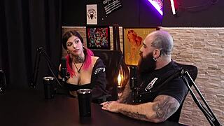 Watch These Sensual Moments Of Qween And Iron Biker In Casting - Part 10 On Sheer Red!