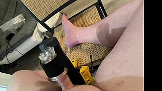 Strangers Control Handjob to Cum on Feet