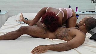 bbw babe with swollen pussy gets fucked hard by big black cock while whores watch