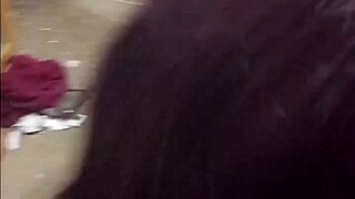 Domestic Sucks Boss's Cock on Her Knees Before Doggystyle Fucking