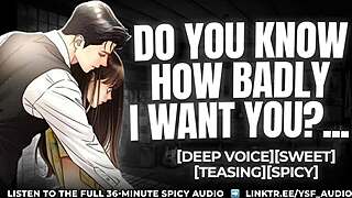 Hey, Listen To This Audio Roleplay Where Your Boyfriend Eats You Out For Dinner With Male Moaning