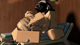 The Sexy Elf Girl and I Fuck Around the Whole Sauna~ Sex with a Follower 44 Part 3 3