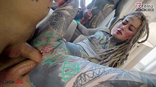 Second part features hardcore anal with three guys, double penetration, and monster cocks causing gaping assholes and rough orgasms