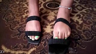 Erotic Barefoot Play By Milf For You