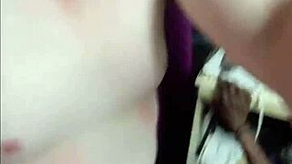 Domestic Sucks Boss's Cock on Her Knees Before Doggystyle Fucking