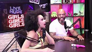 Deborah Andrade's sensual cast highlights in sheer red lingerie