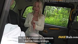 Pretty Finnish Masseuse Breaks No Happy Ending Code for Taxi Driver