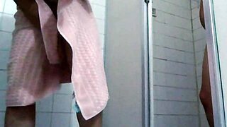 Bathroom shower water wet real couple real home